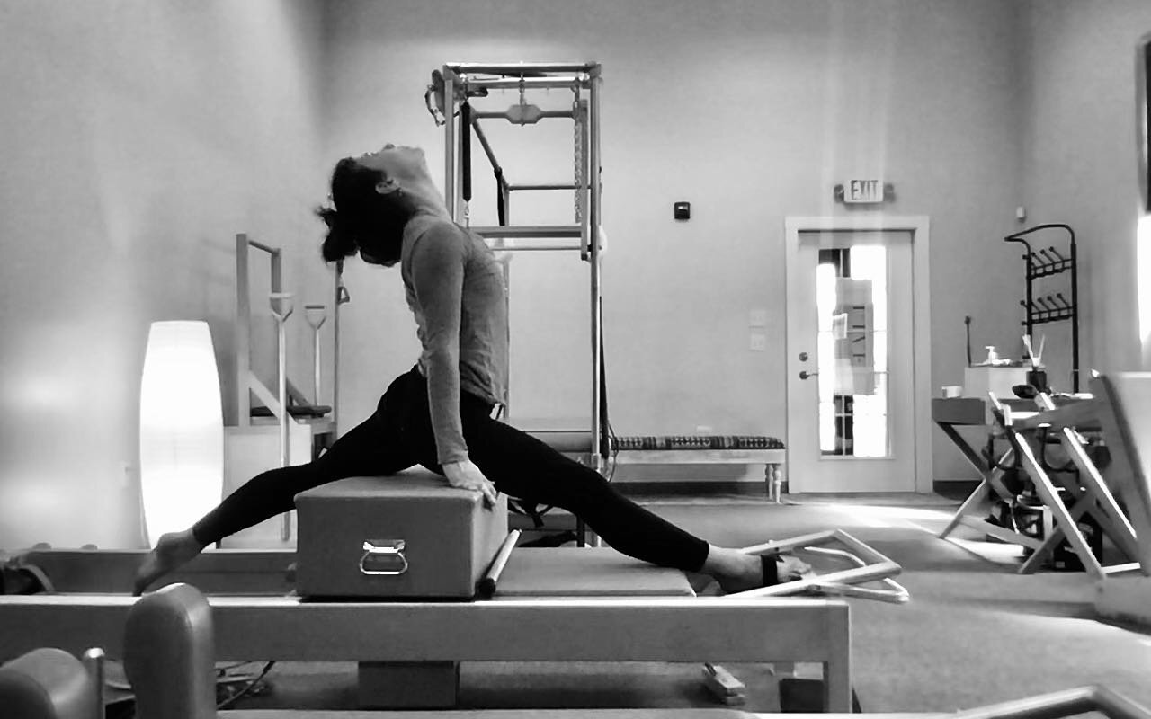 Pilates works. A few years ago me attempting this pose might well resemble the tin man from The Wizard of Oz trying to touch his toes. I&rsquo;ve been taking privates and classes with @mejowigginpilates for a few years now, and yesterday she was nice