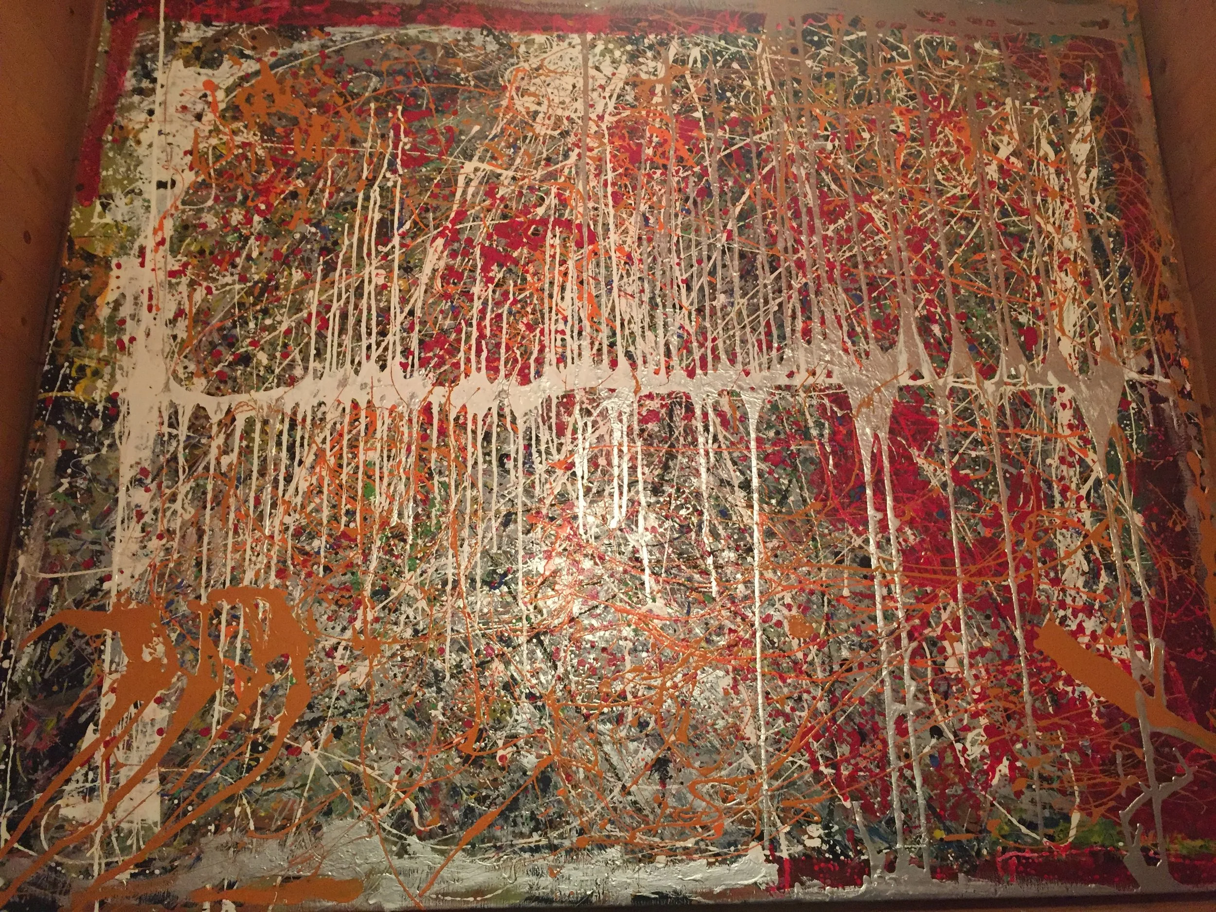 No. 1 When I Paint My Masterpiece, 166 x 166 cm unframed