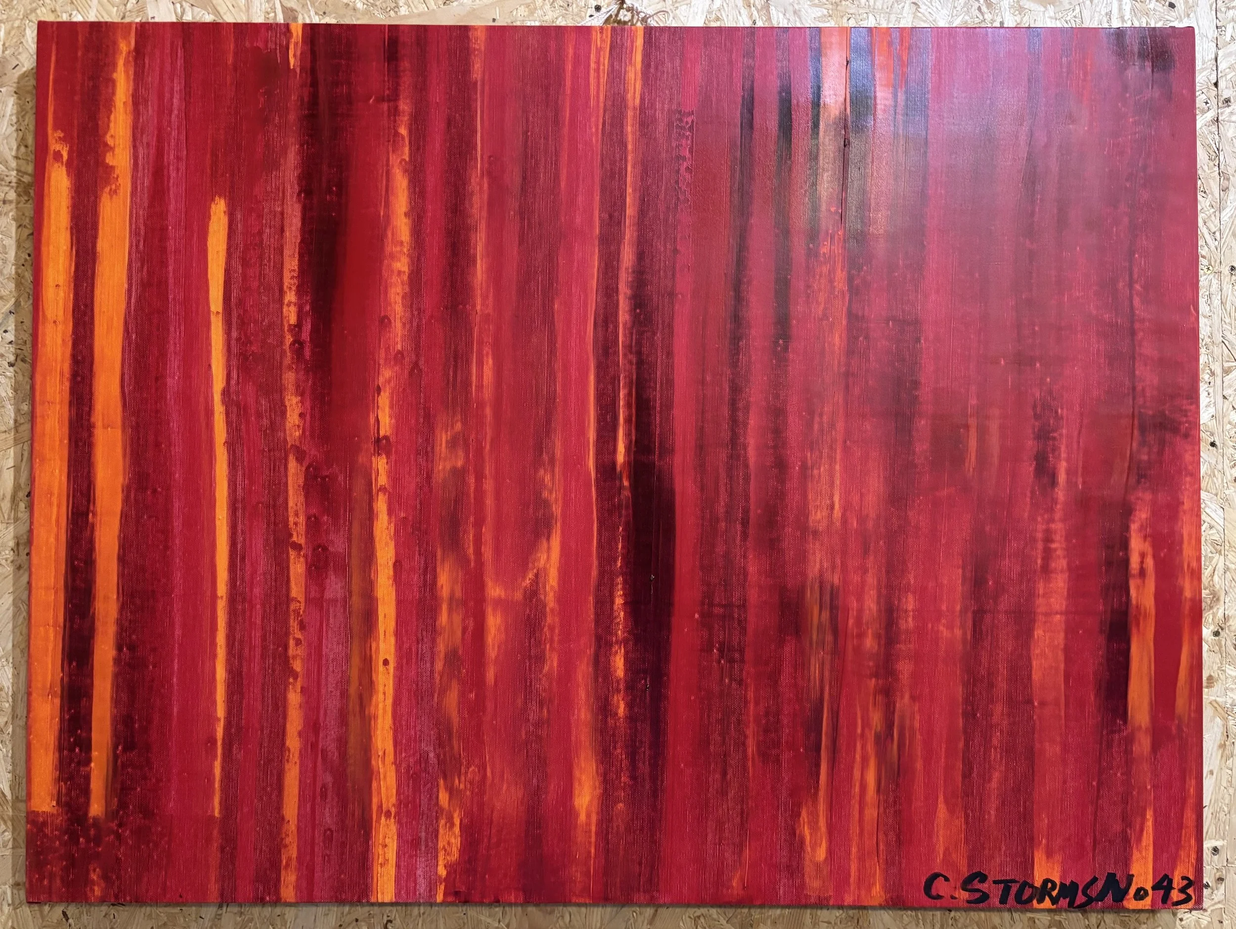 No. 47: Three Chords and the Truth Series: On Fire, Desire, P25 80 × 60 cm