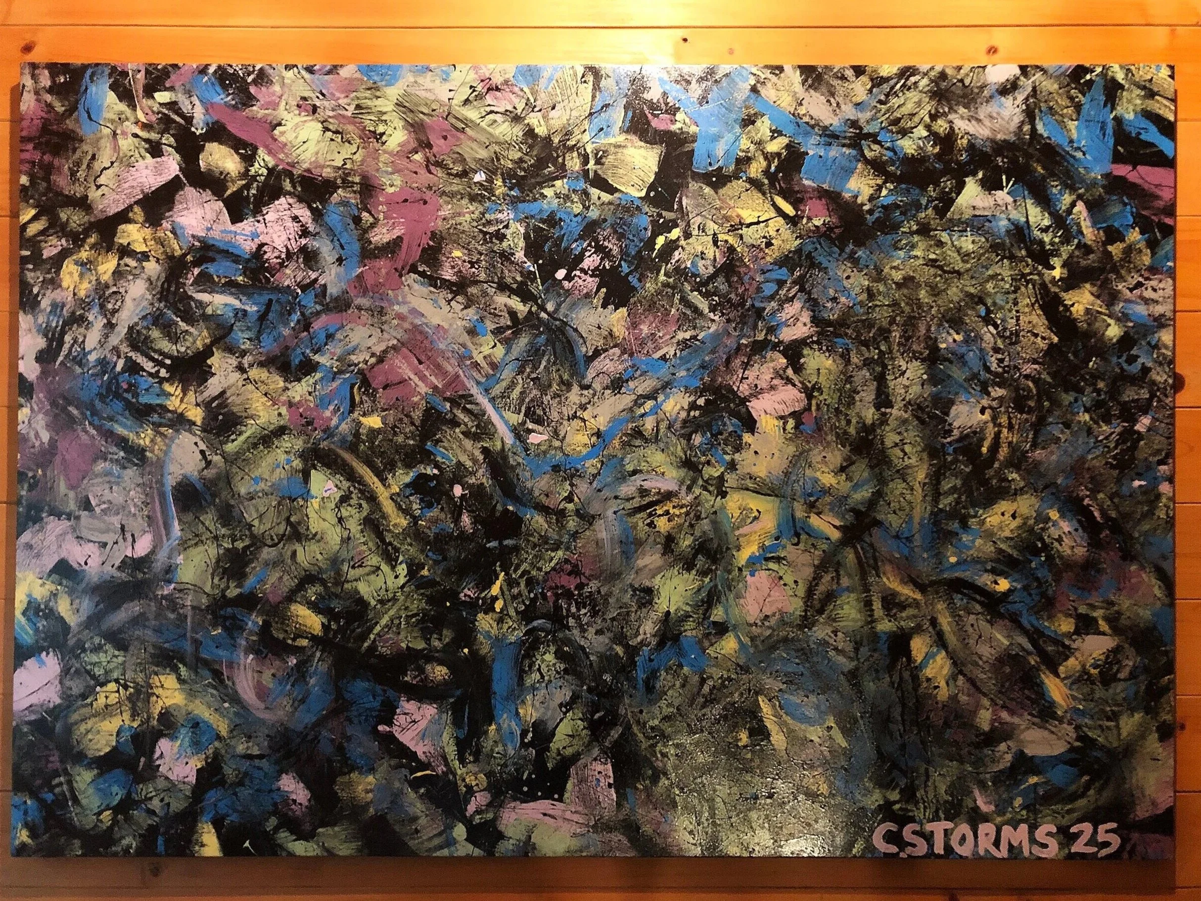 No. 25: Save Me（俺を助けてくれ）P40 100 x 72 cm - on display at Hirose