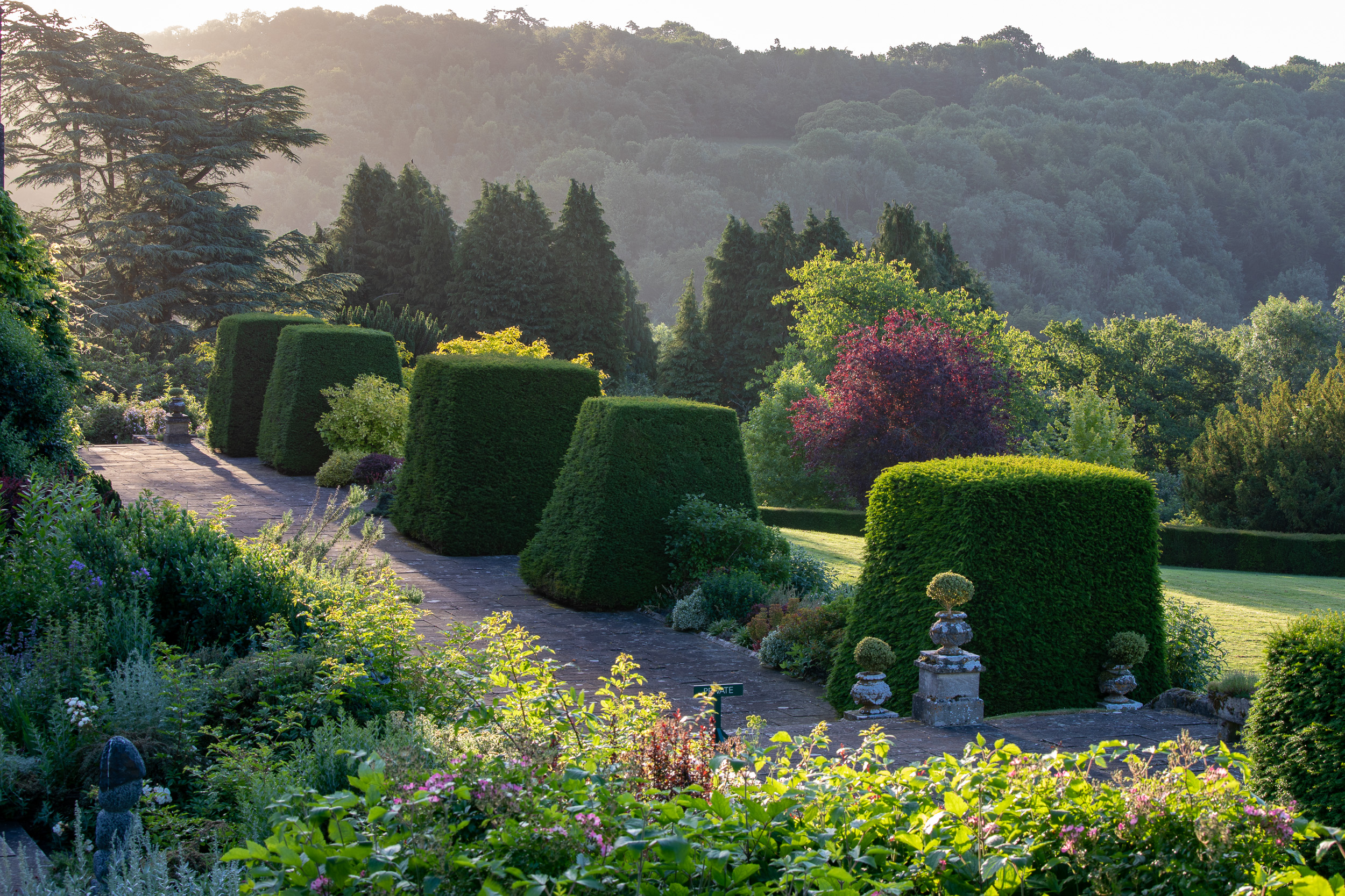 garden photography at Miserden, Gloucestershire