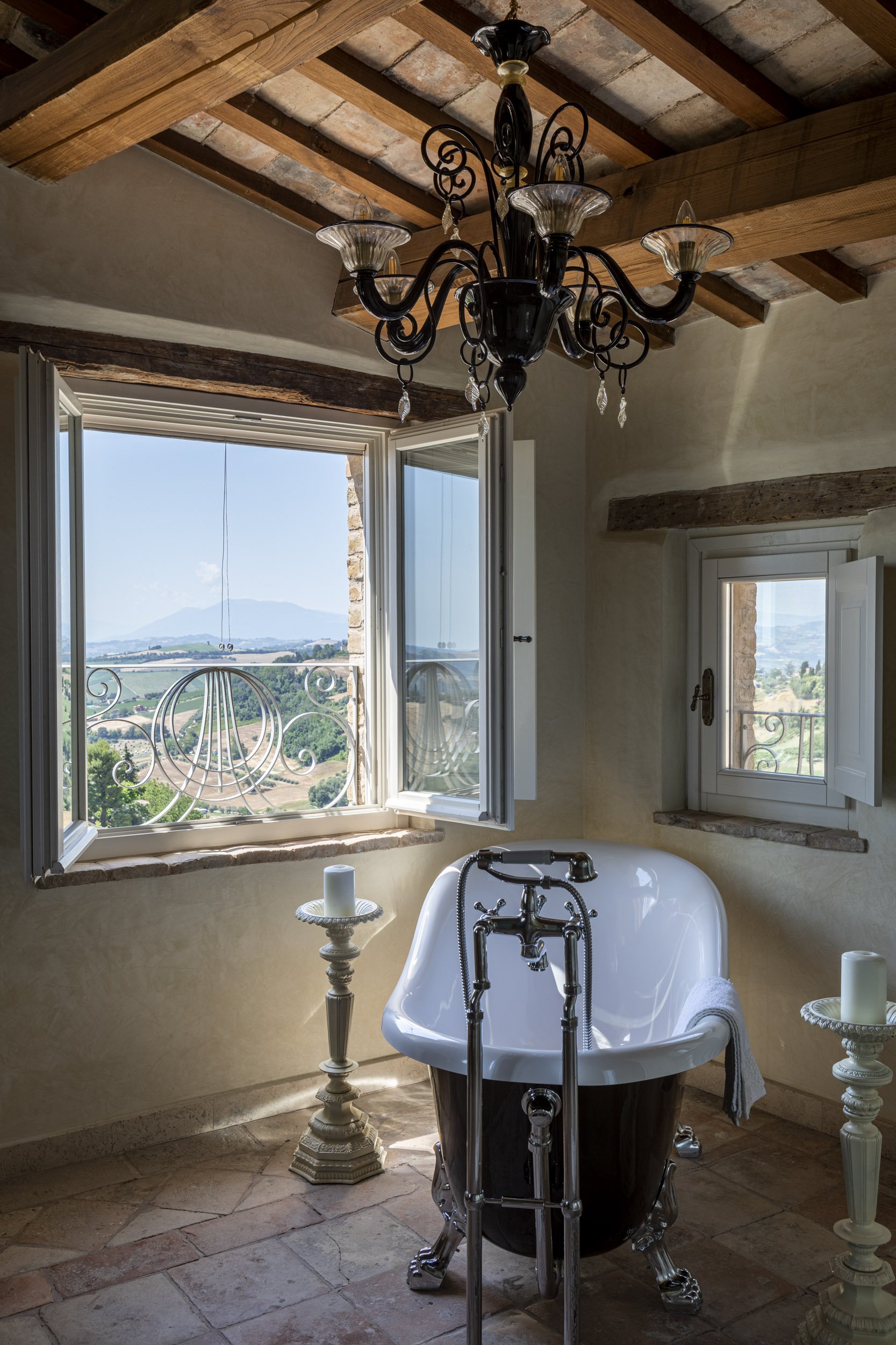 Palazzo Scarsini, Petritoli, Italy,  interior photography