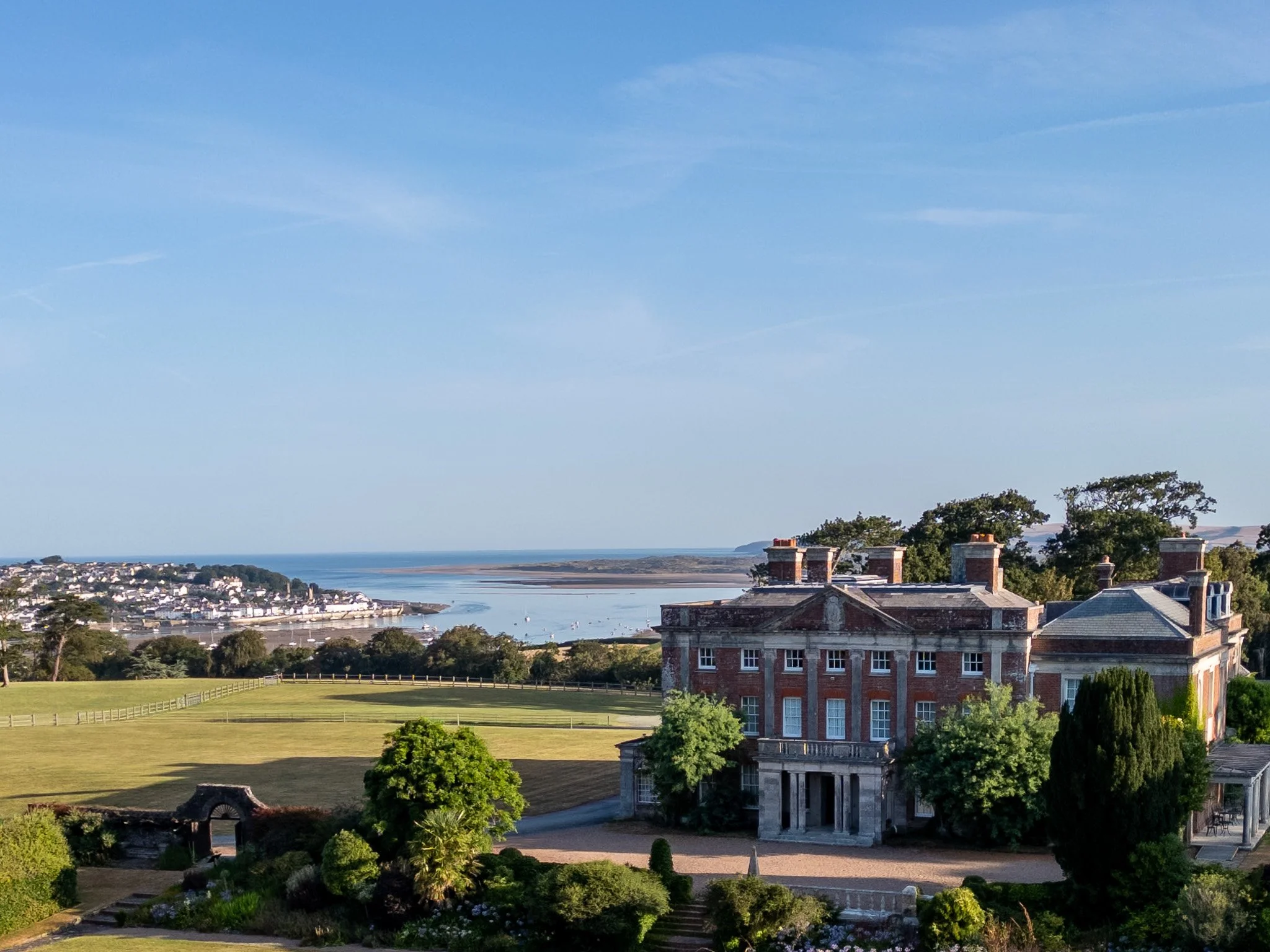 Tapeley Park Gardens in Devon, summer garden photography