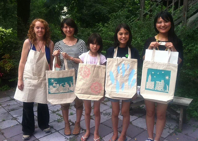 Fabrication silk screen workshop, Beacon