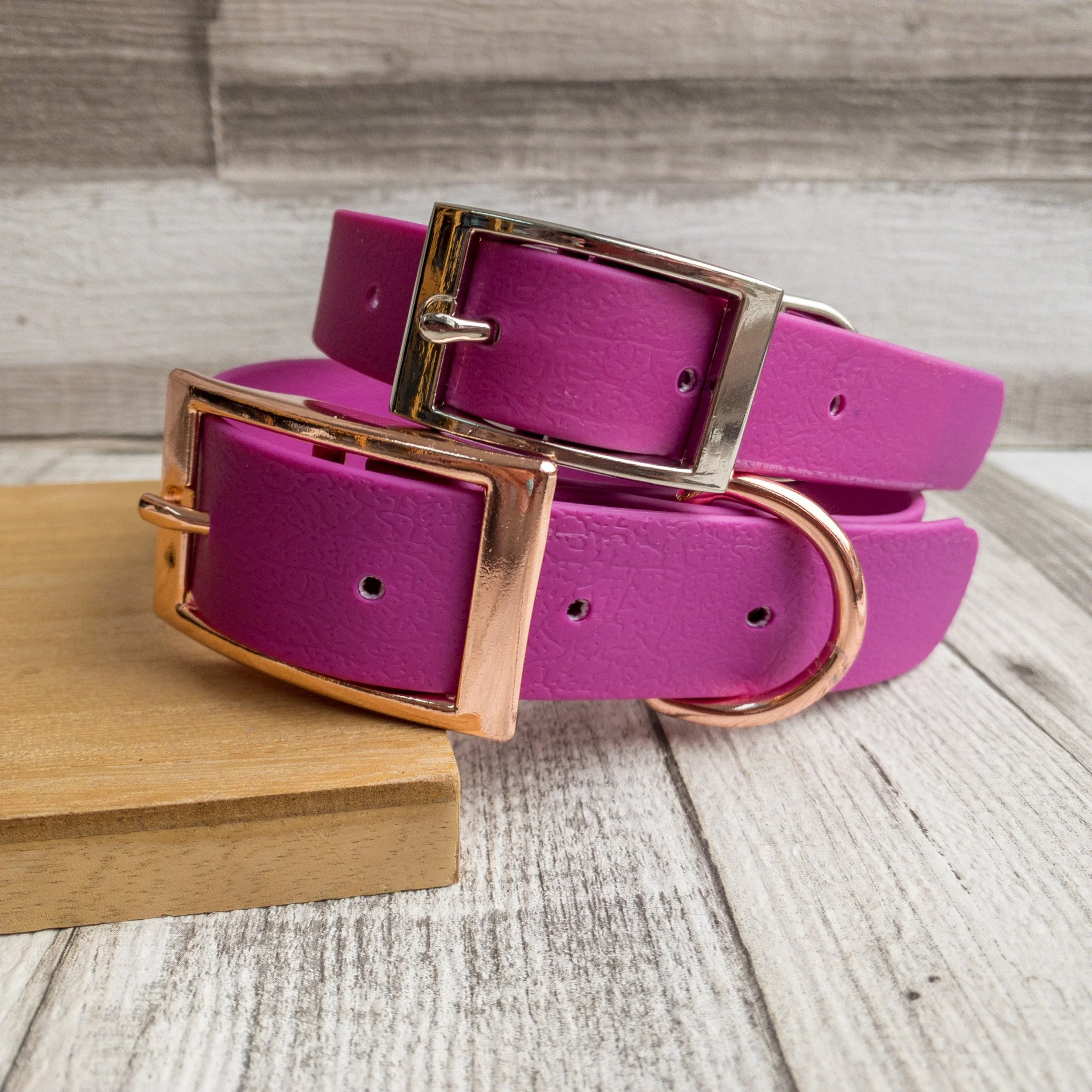 Lilac Pink Biothane Waterproof Dog Collar