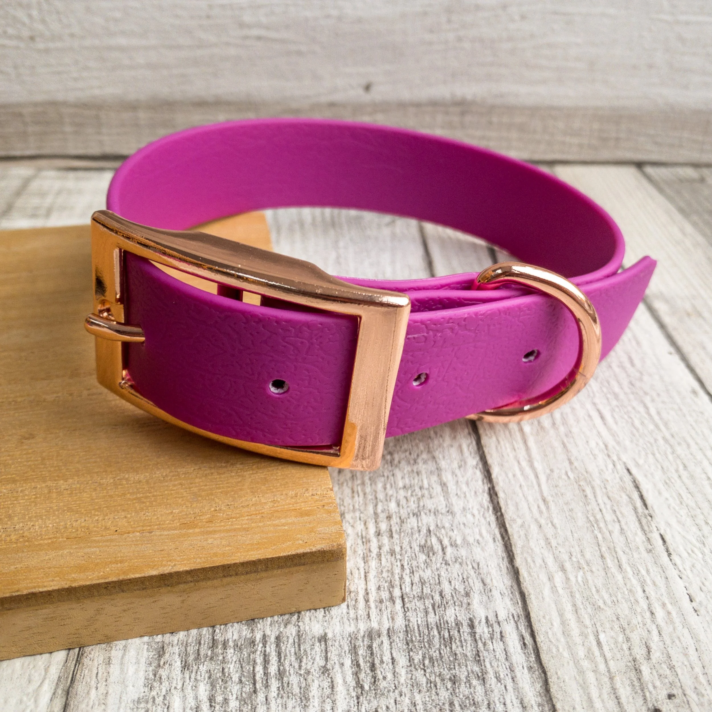 Lilac Pink Biothane Waterproof Dog Collar