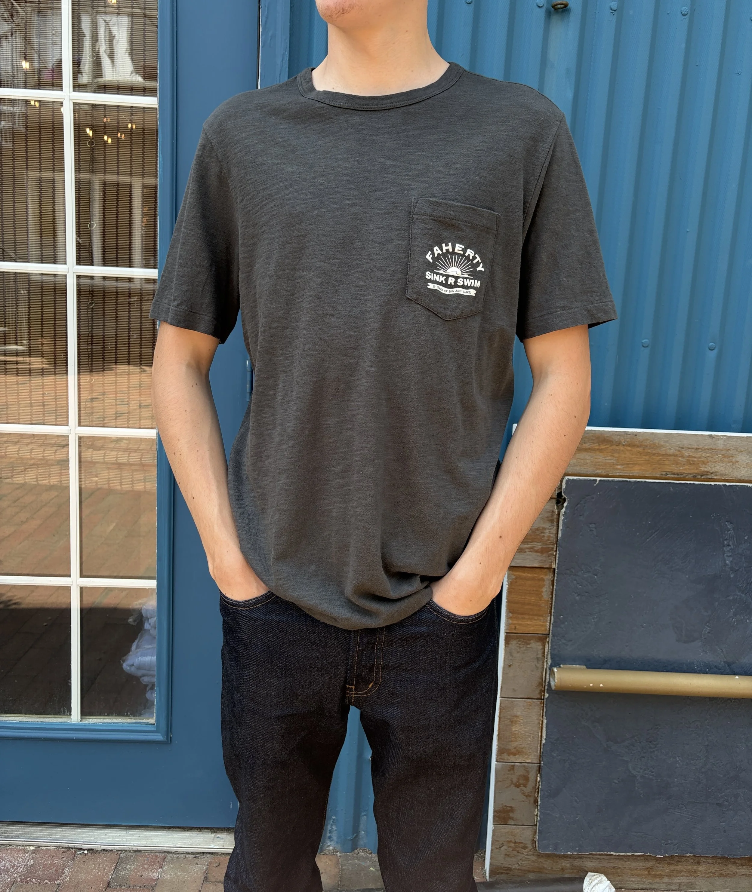 Faherty X SinkRSwim 10 Years Slub Tee