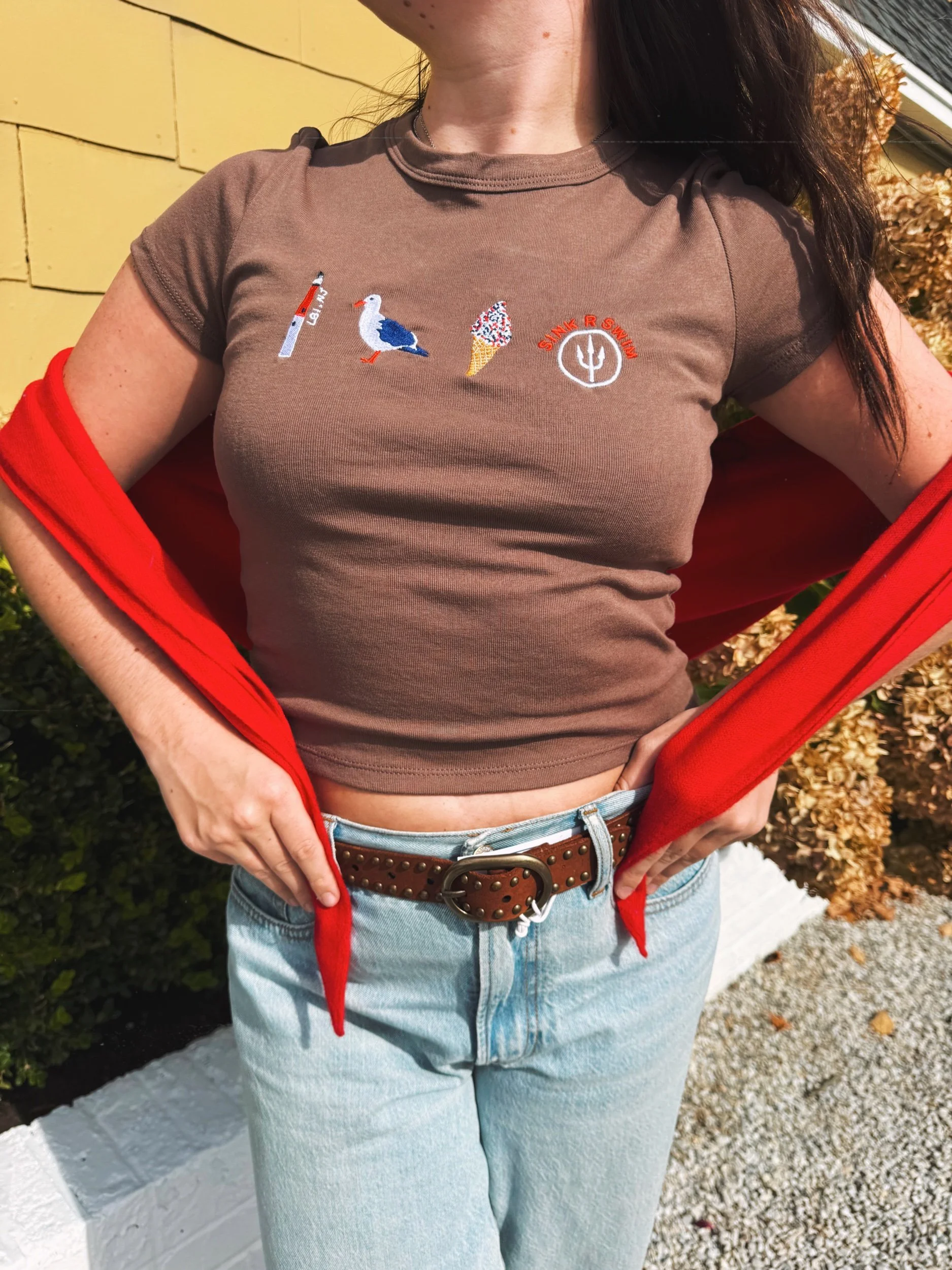 LBI Sticker Women's Baby Tee