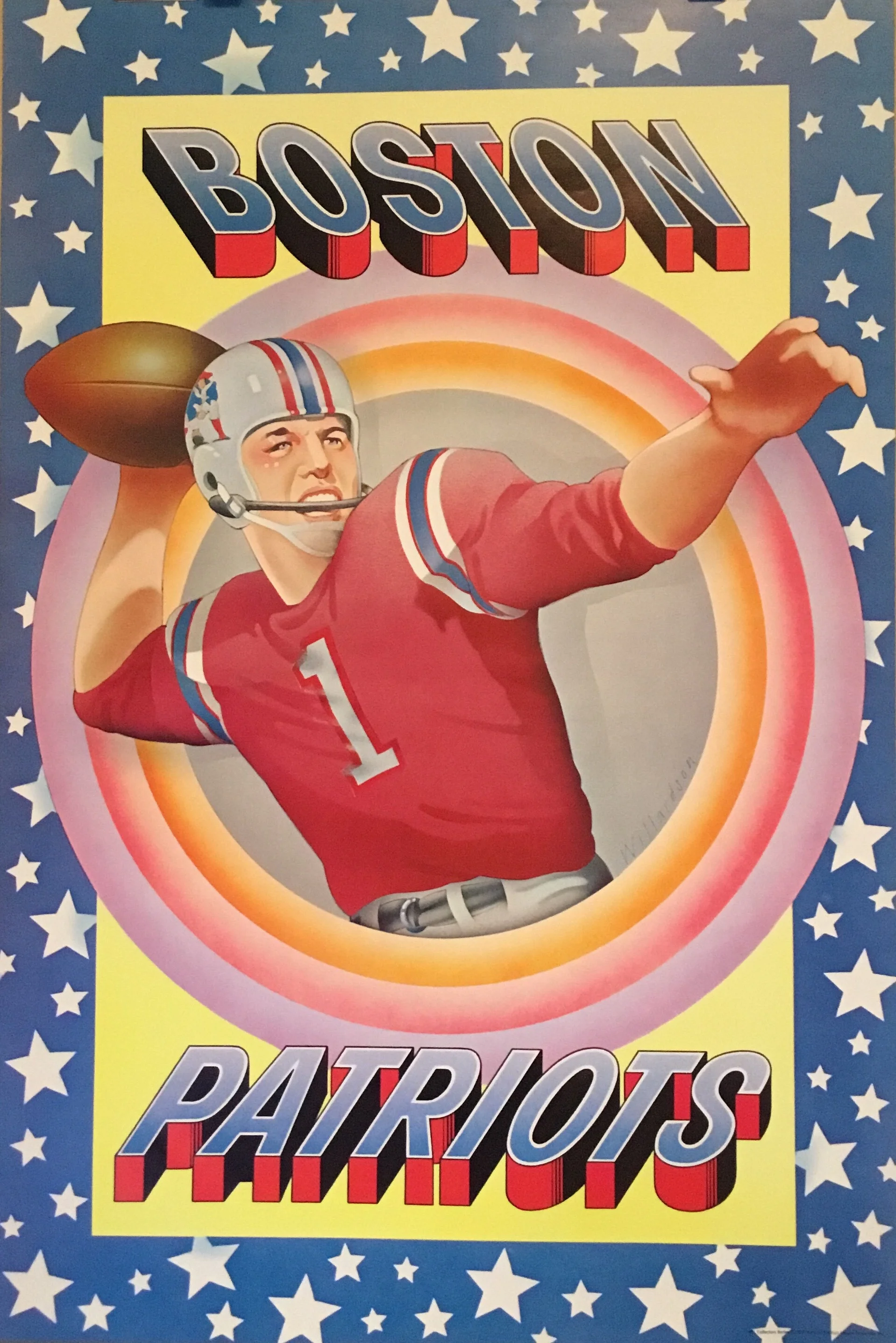 New England Patriots 1970 (unsigned)