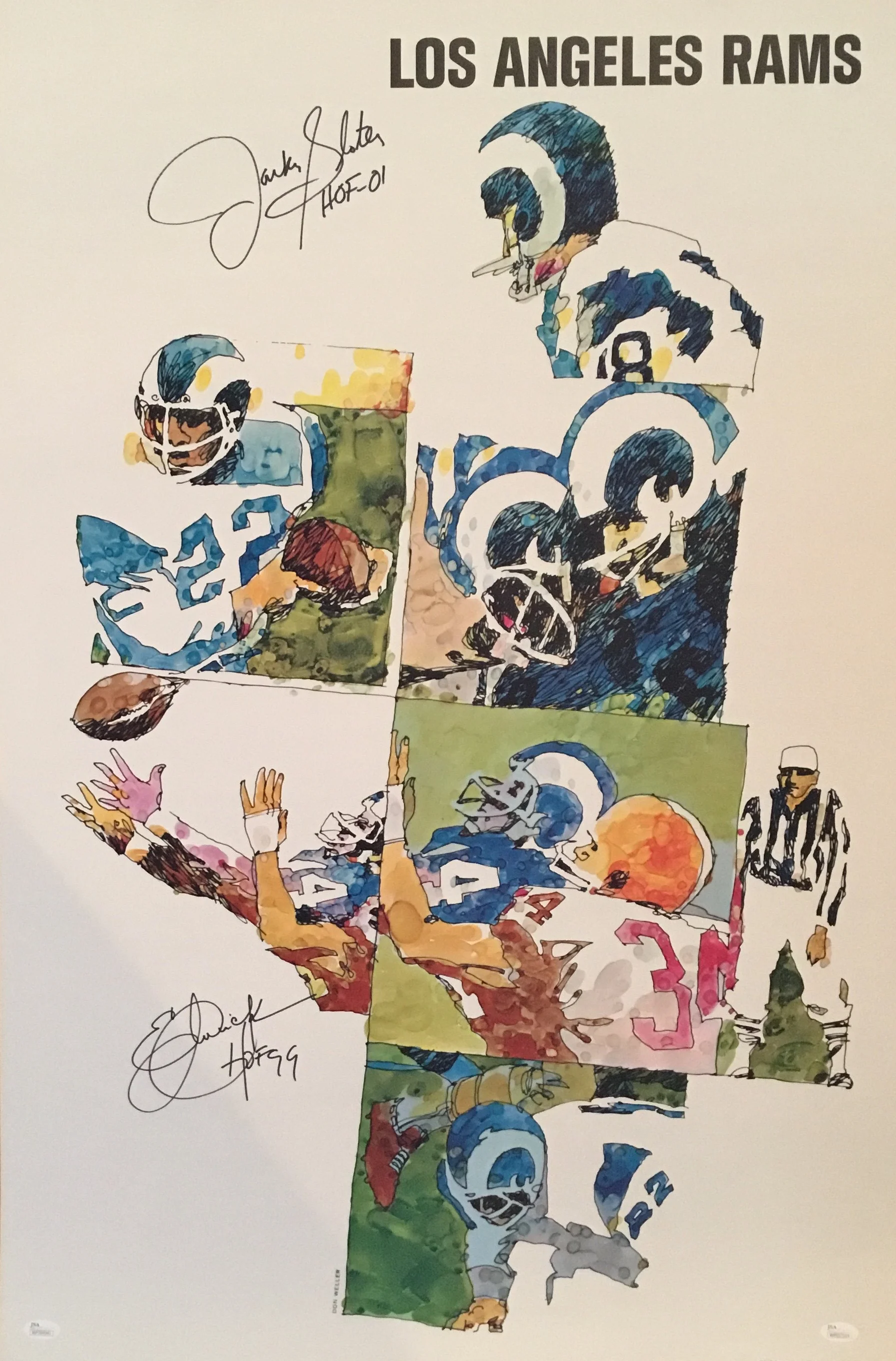 Los Angeles Rams 1968 (autographed)