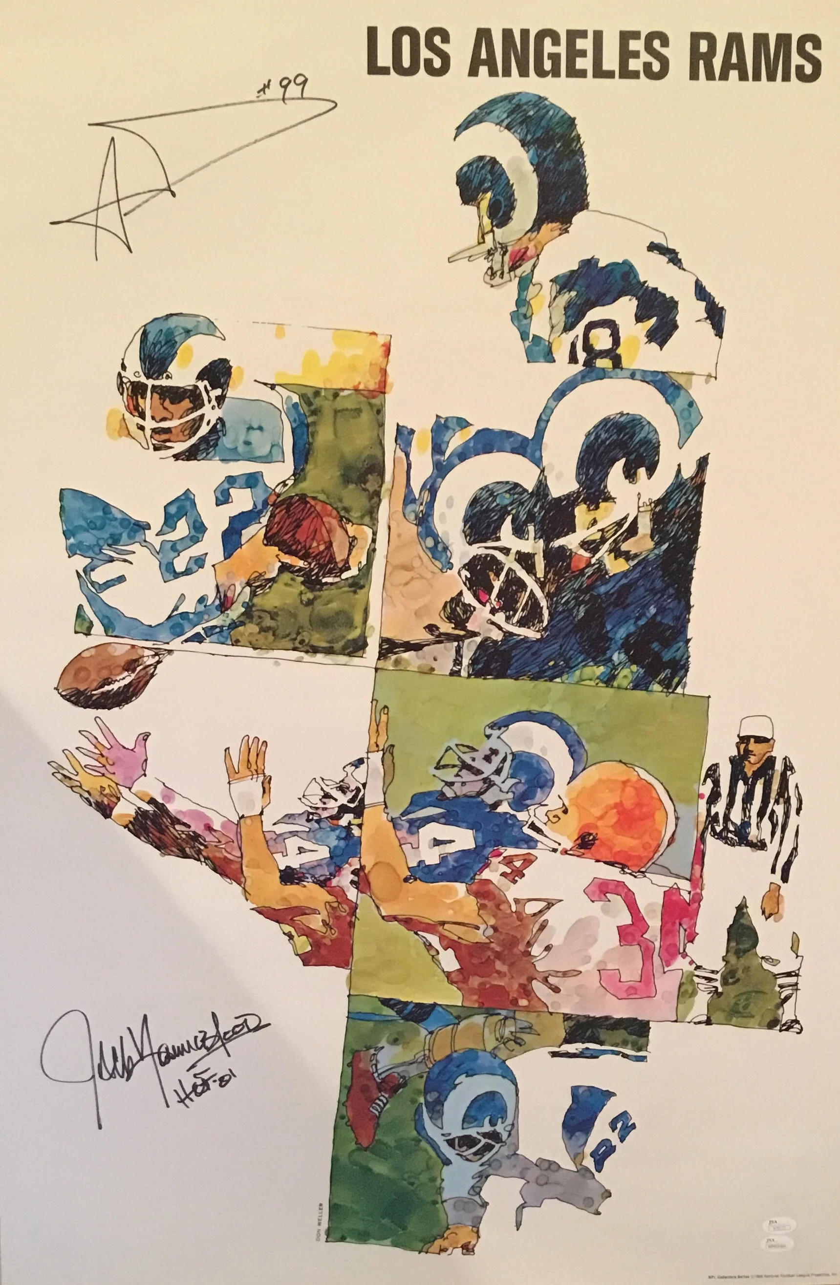 Los Angeles Rams 1968-2 (autographed)