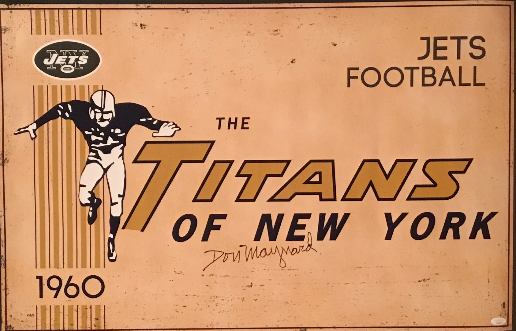 New York Jets (Titans) (autographed)