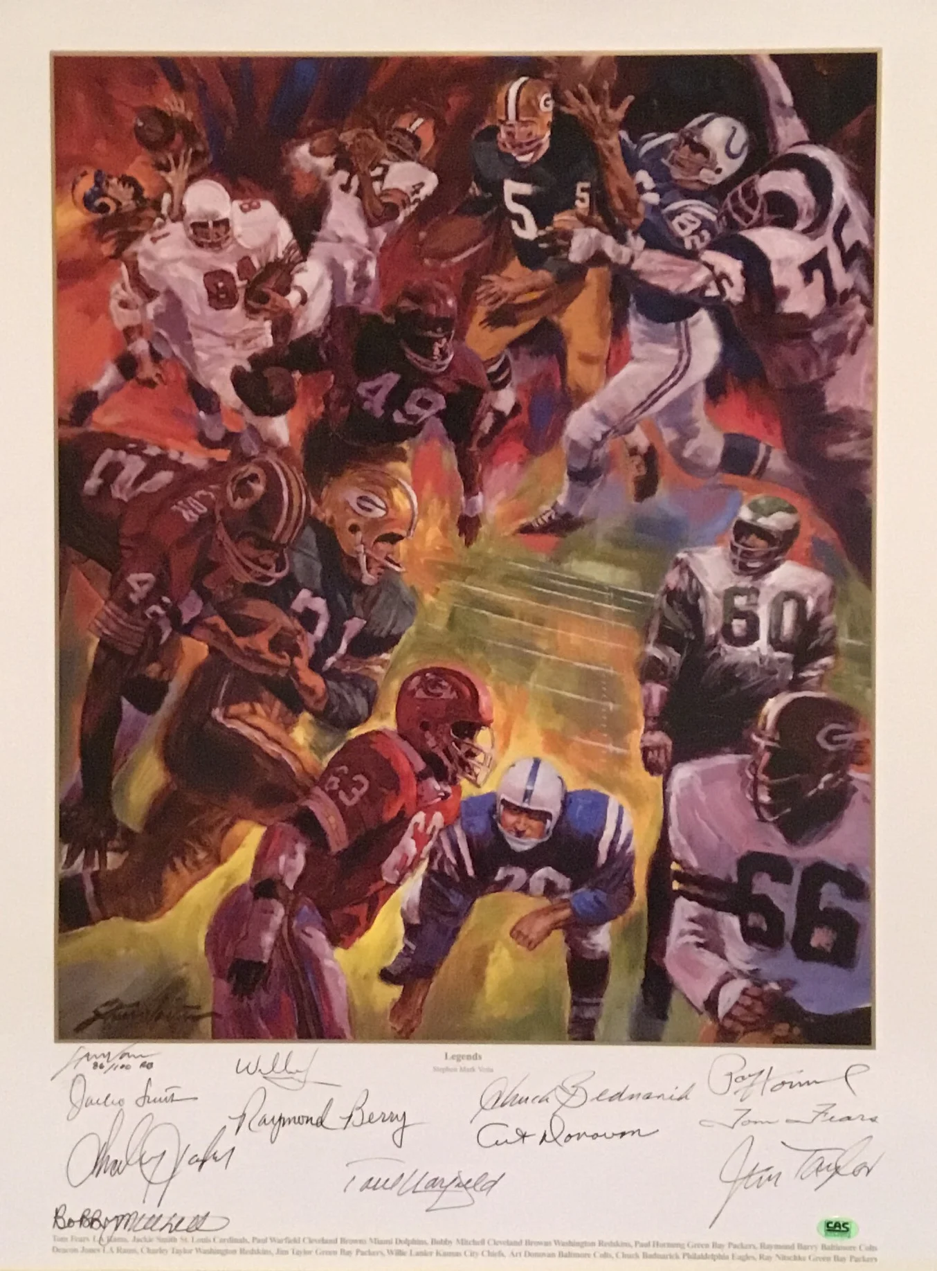 Legends I  Hall of Fame  Collage (autographed)