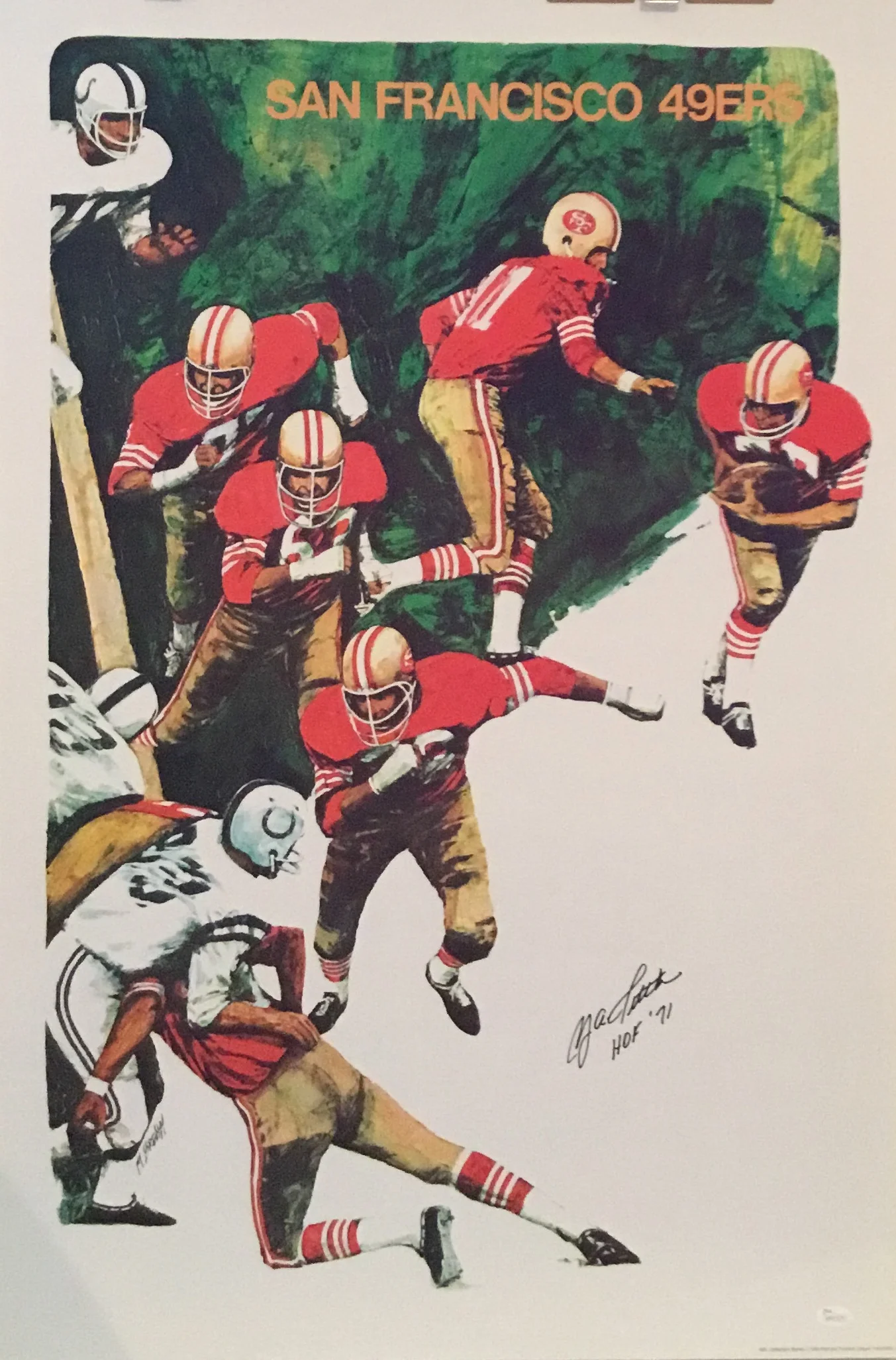San Francisco 49ers 1968 (autographed)