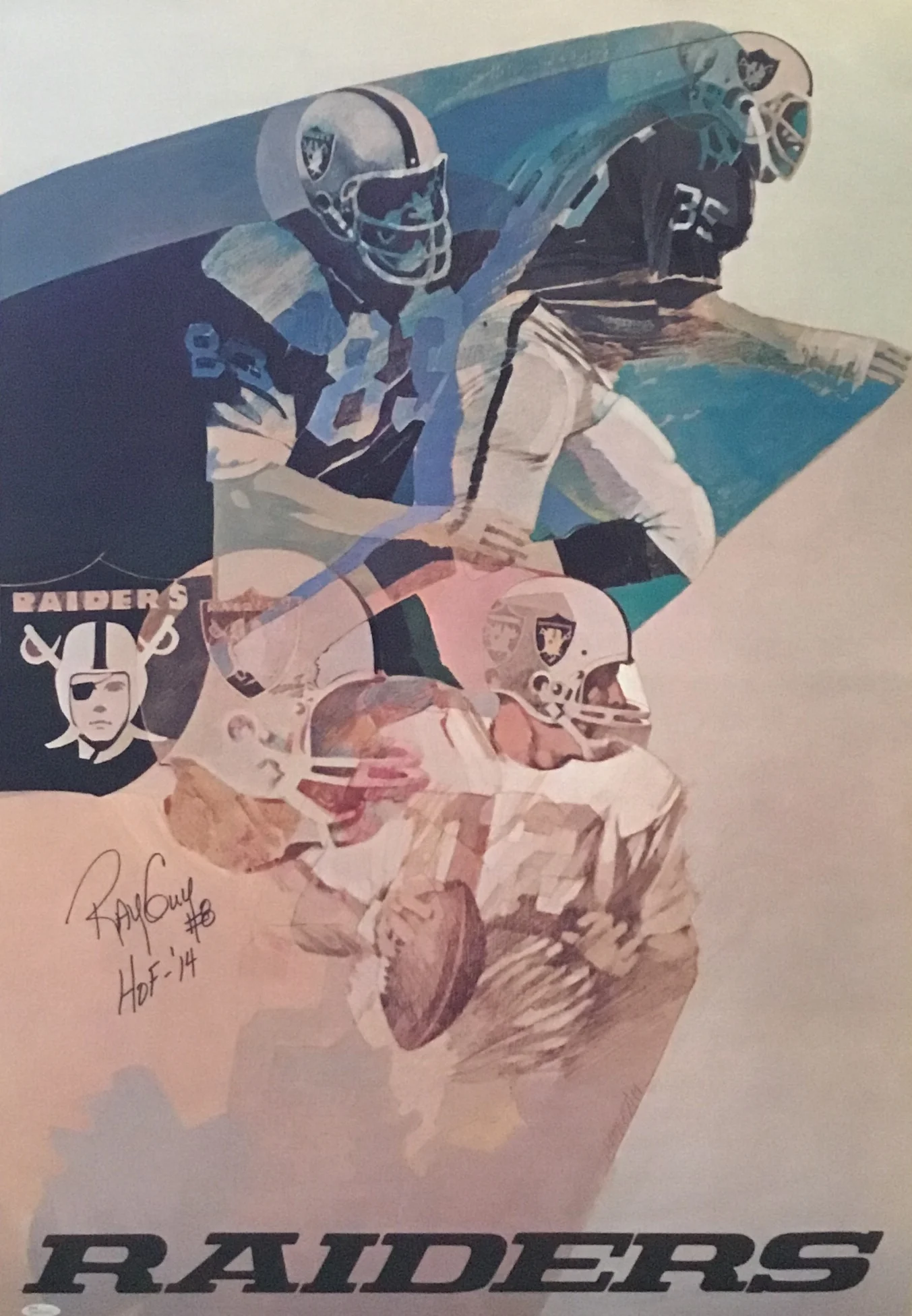 Oakland Raiders 1970 (autographed)