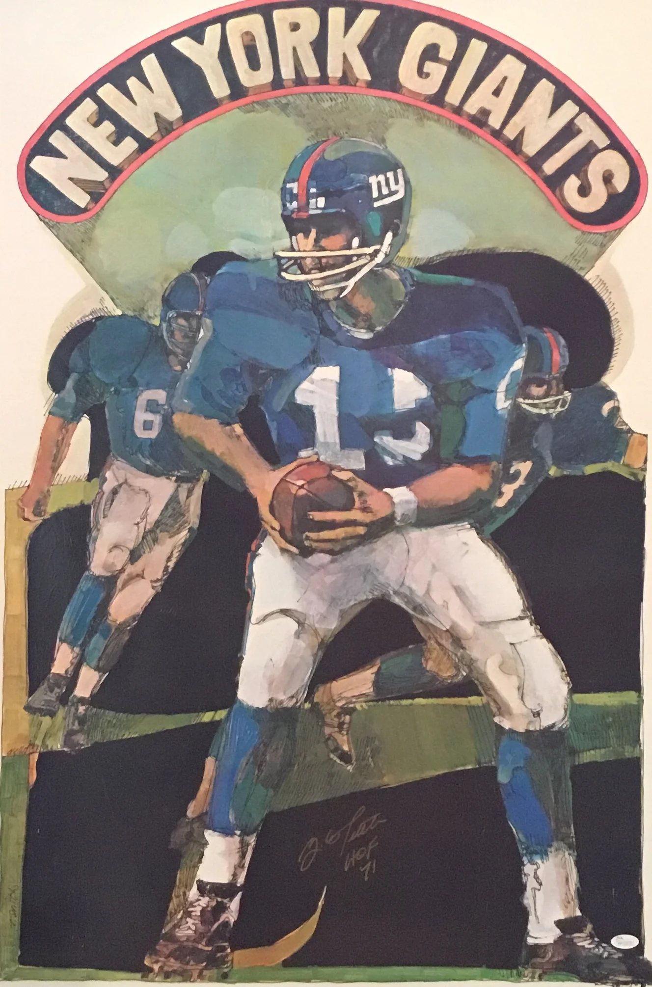 New York Giants 1968 (autographed)