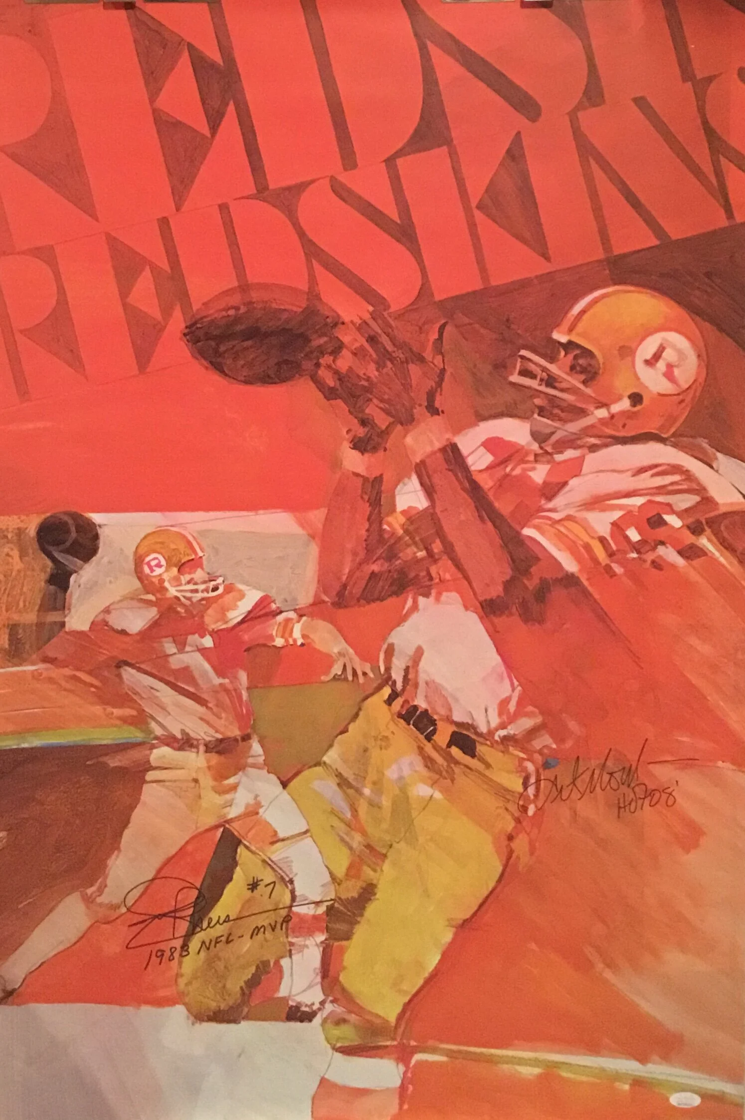 Washington Redskins 1971 ( autographed )