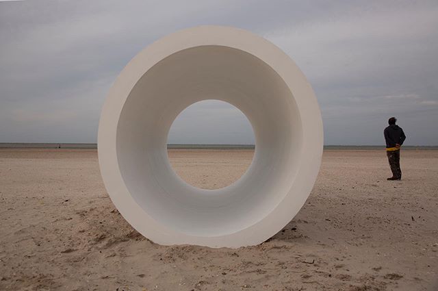 Cyclus site-specific installation for Wadden Tide Denmark September 2019 #stuartianfrost #environmentalart #artinnature #landart #sculpture