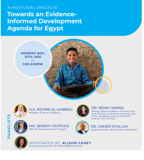 Towards an evidence-informed development agenda for Egypt: Fostering government-research partnerships