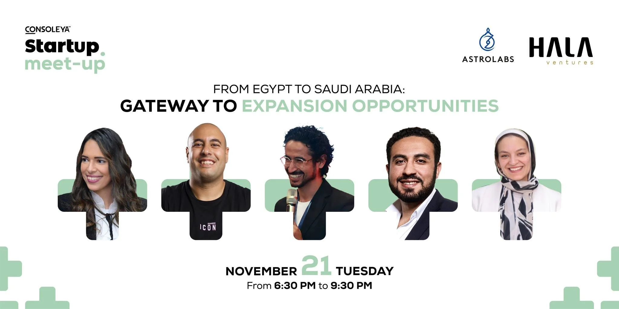 CONSOLEYA STARTUP MEETUP | FROM EGYPT TO SAUDI ARABIA: GATEWAY TO EXPANSION OPPORTUNITIES