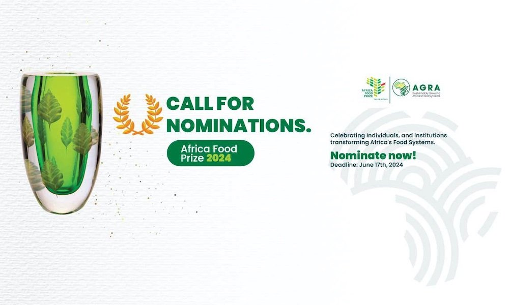 AFRICA FOOD PRIZE 2024 FOR INNOVATION IN AFRICAN AGRICULTURE