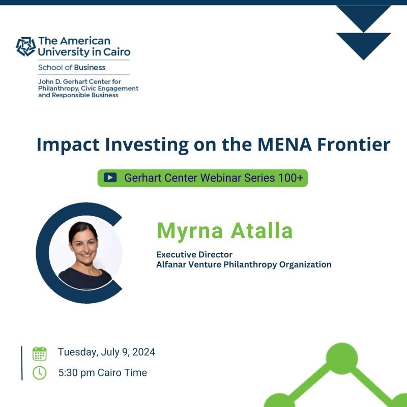IMPACT INVESTING ON THE MENA FRONTIER