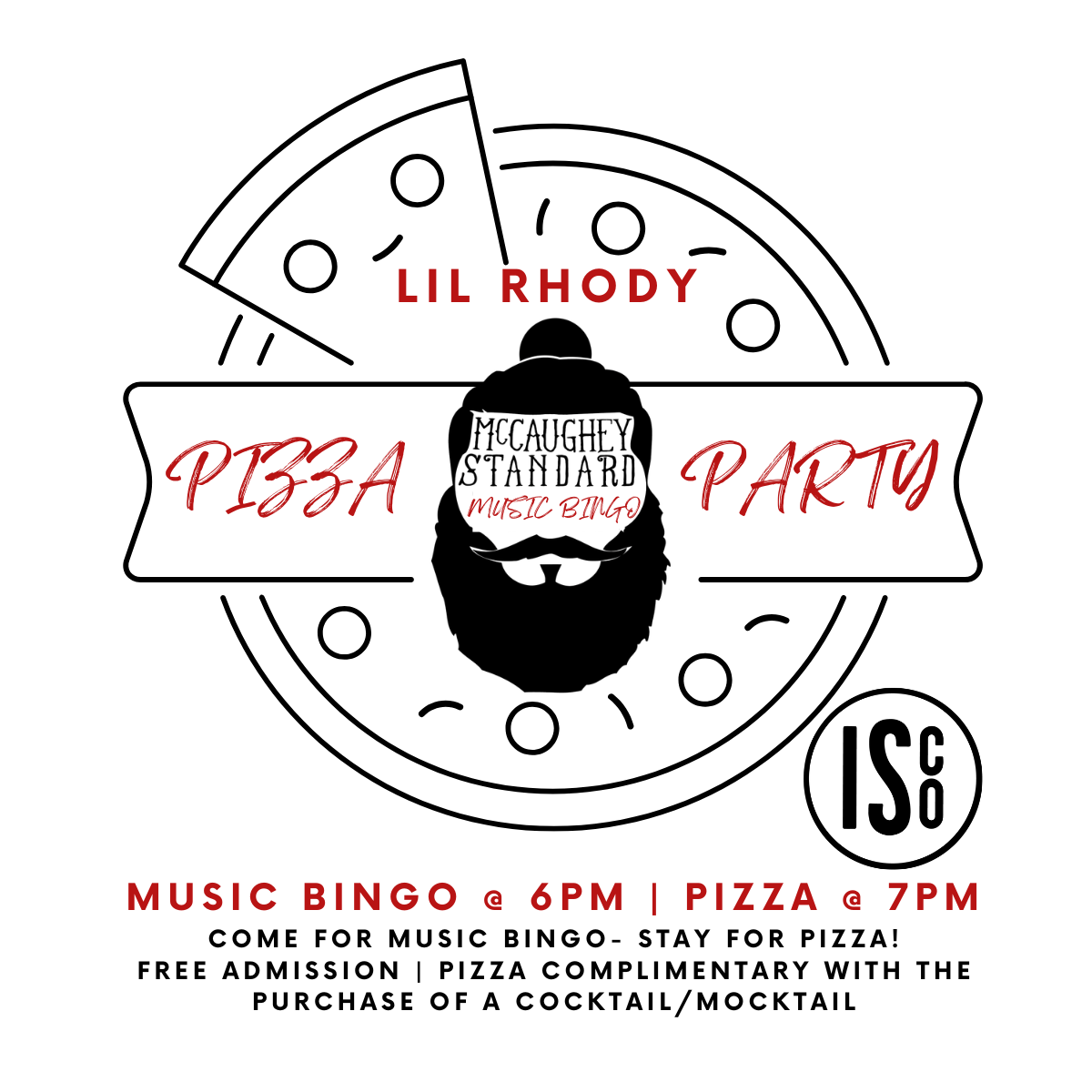 Music Bingo + Li'l Rhody Pizza Party
