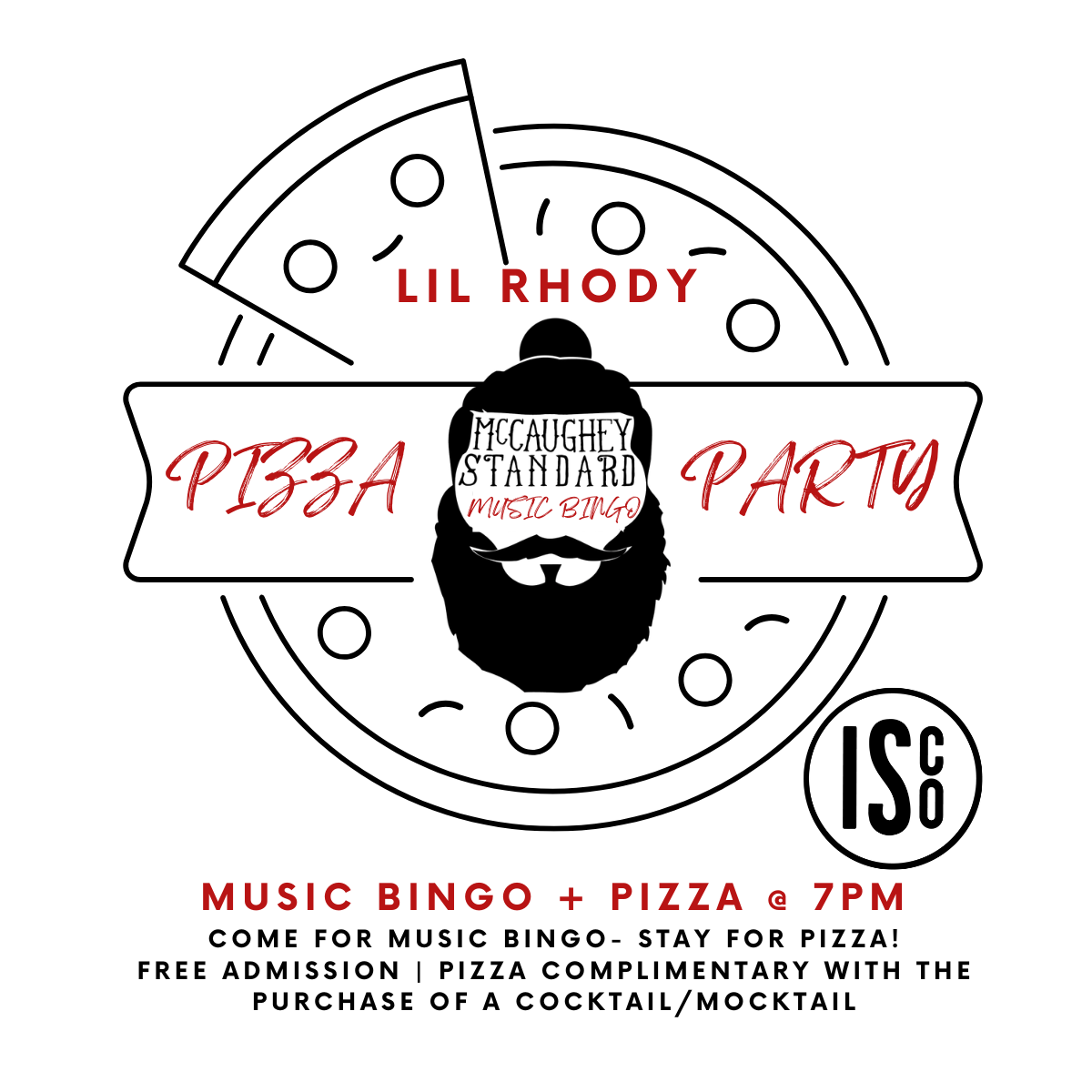 Music Bingo + Li'l Rhody Pizza Party