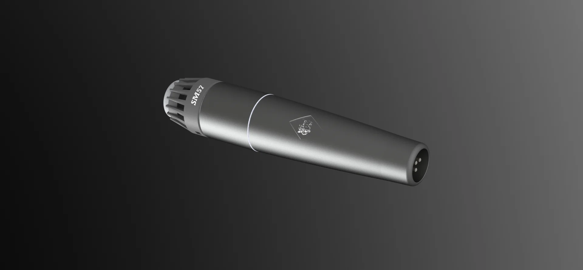 SM 57 Microphone 3D Model
