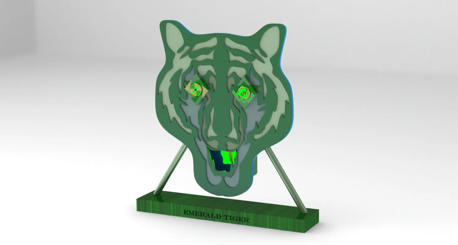 Emerald Tiger 3D Puzzle