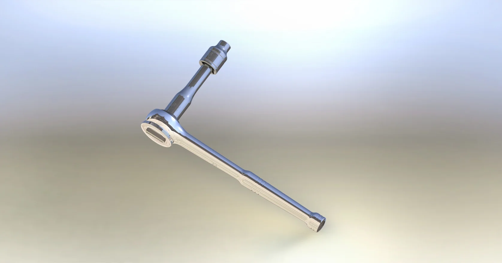 Assembled Socket Wrench With Arm Extension