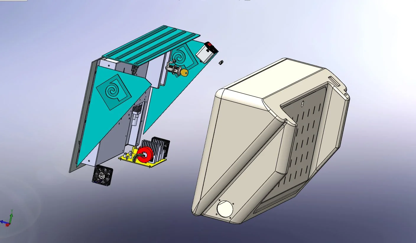 Monitor Exploded View