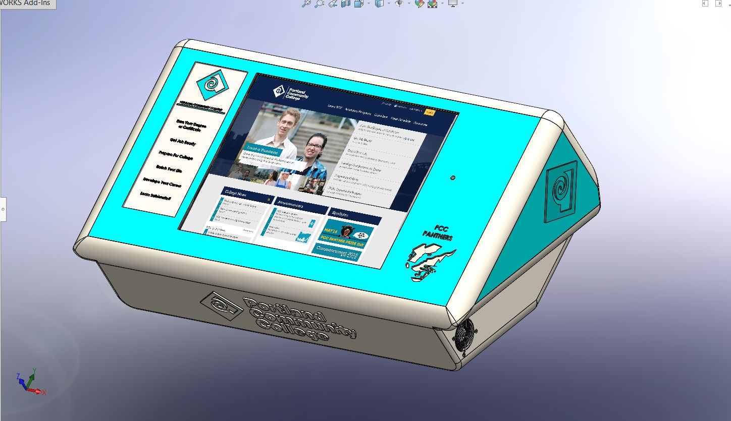 Final Design in SolidWorks