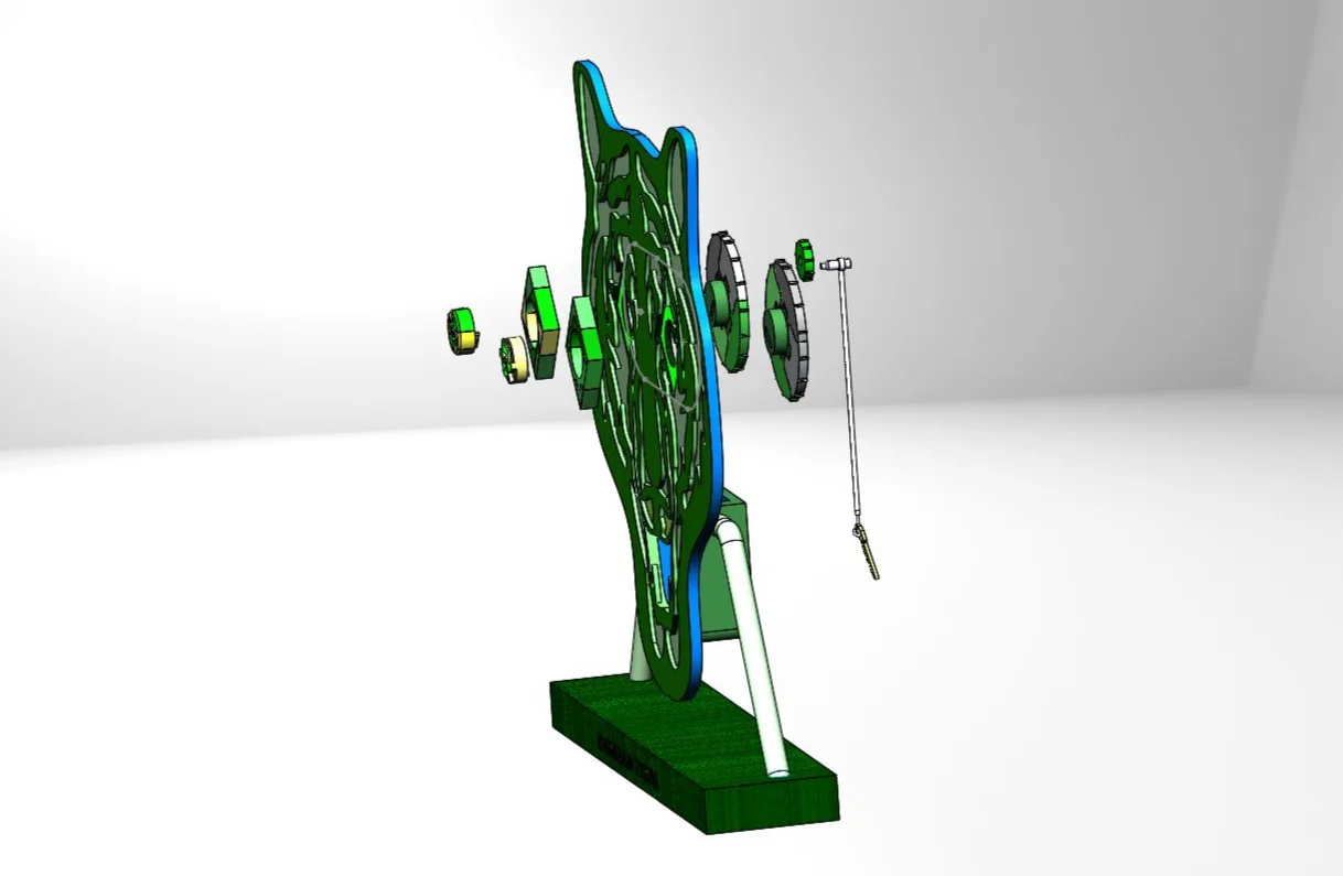 Emerald Tiger Exploded View