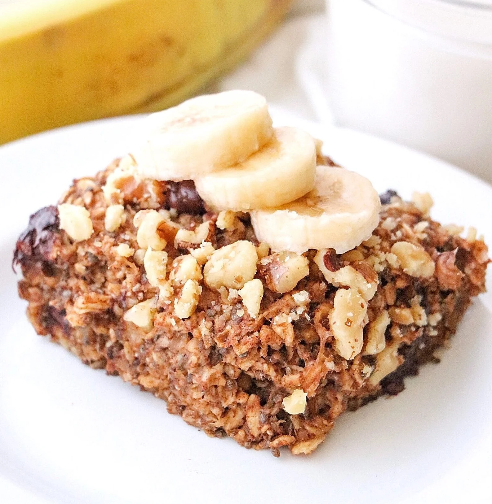 Banana Walnut Baked Oatmeal