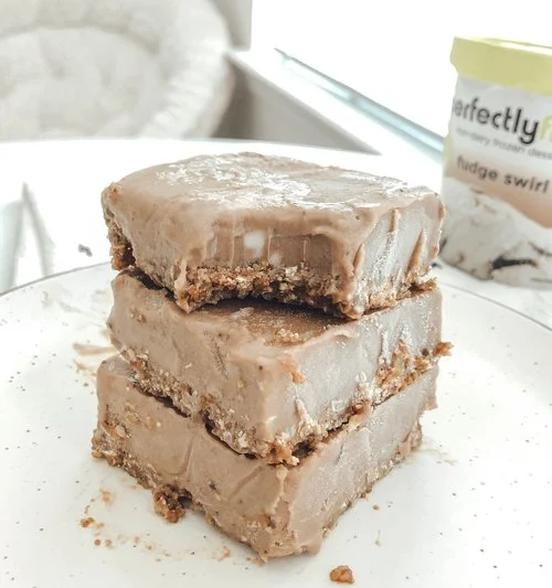 Chocolate Banana Icecream Bars