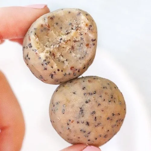 Lemon Poppyseed Energy Balls