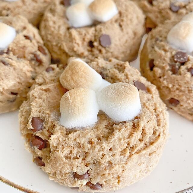 Cashew Butter S'mores Cookies