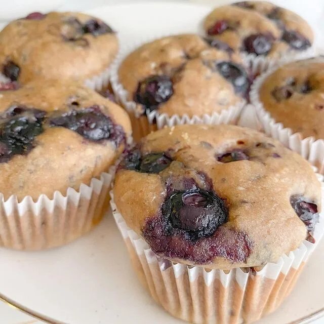 Blueberry Chocolate Chunk Muffins