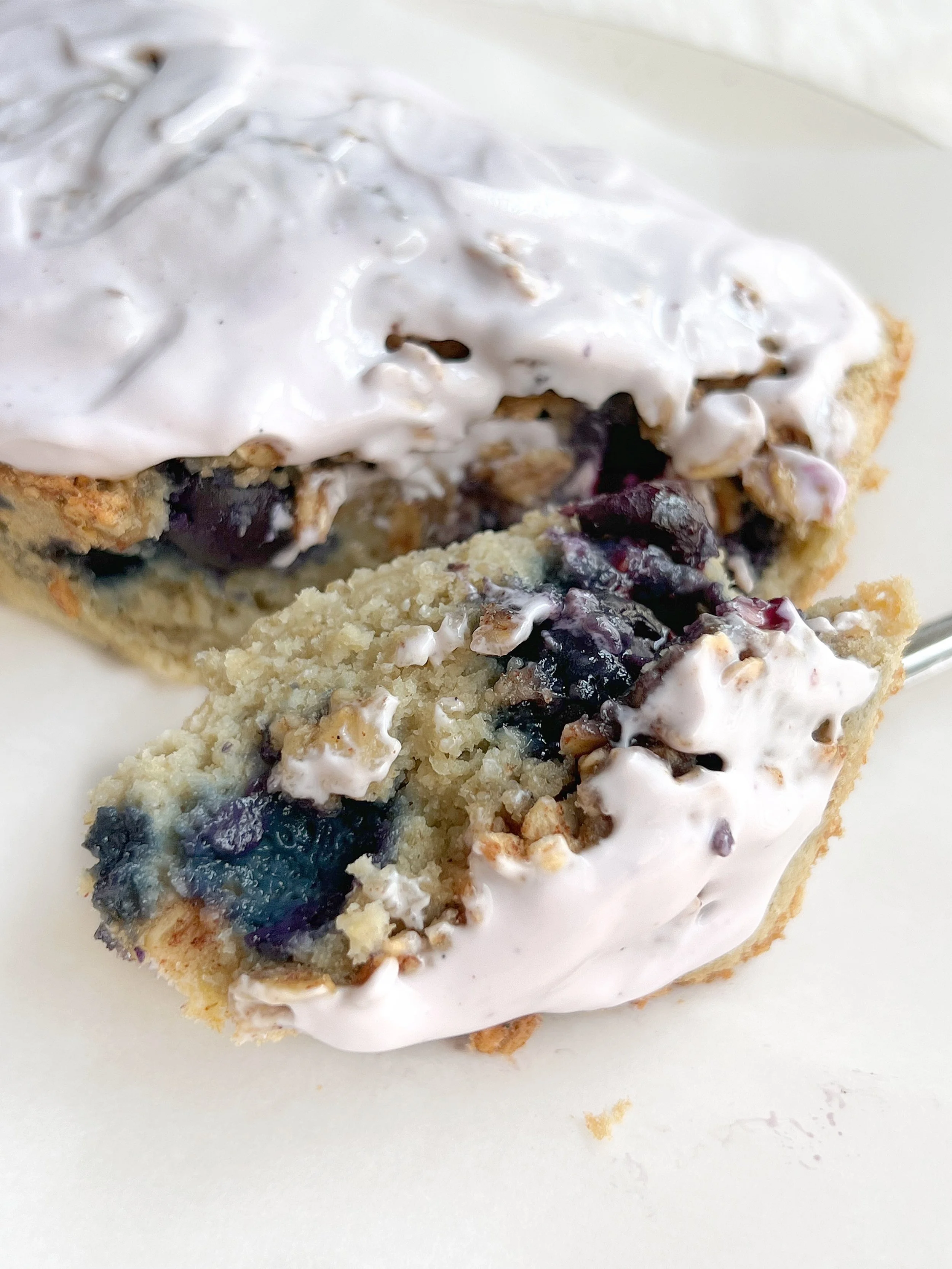 Blueberry Crisp Baked Oatmeal