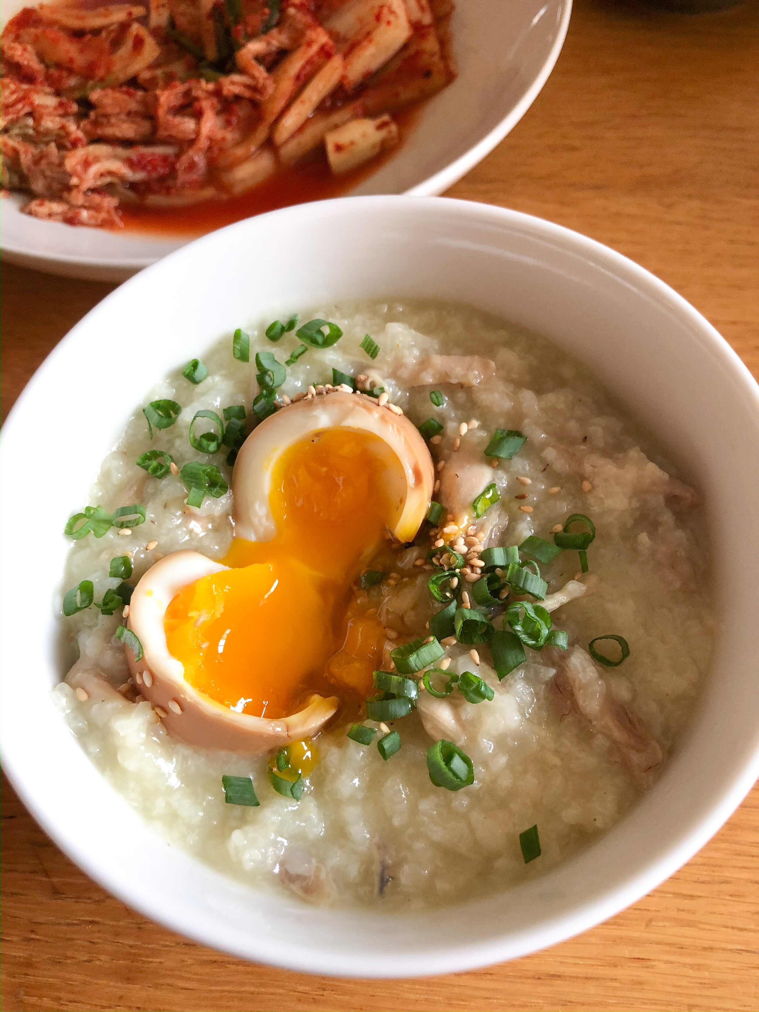 Dakjuk (Korean Chicken &amp; Rice Porridge)