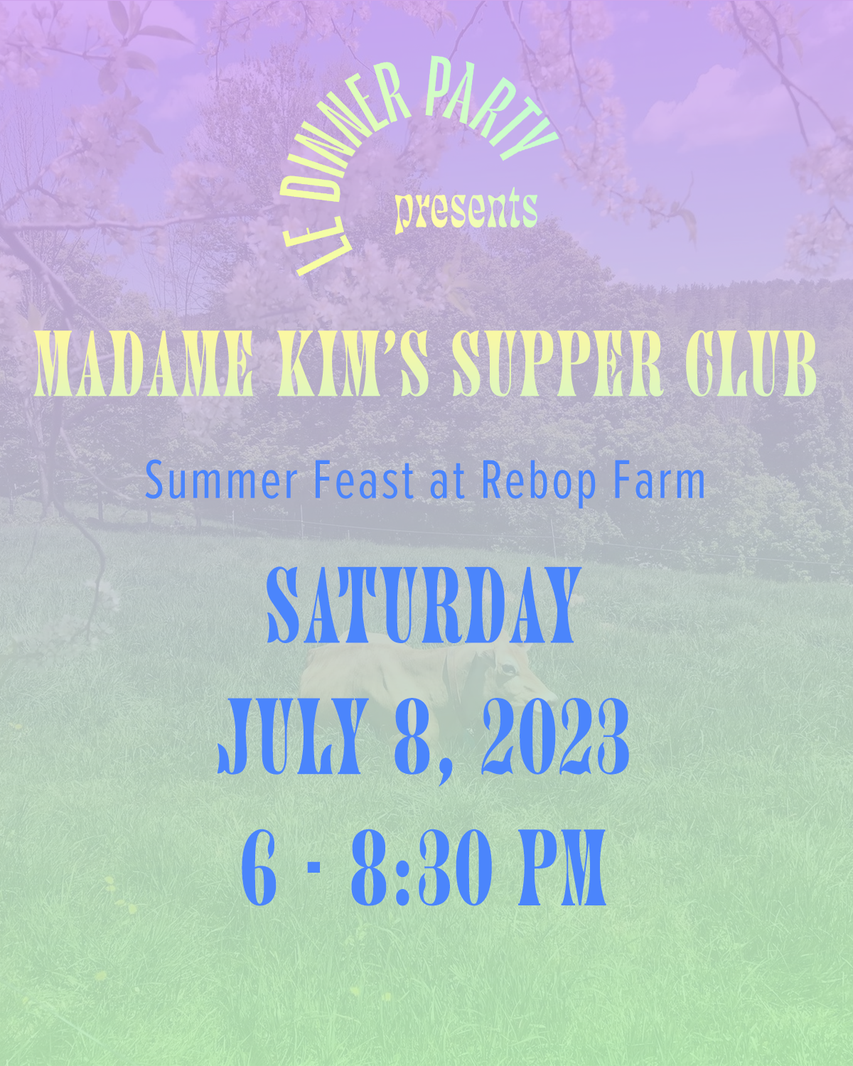 Madame Kim's Supper Club at Rebop Farm