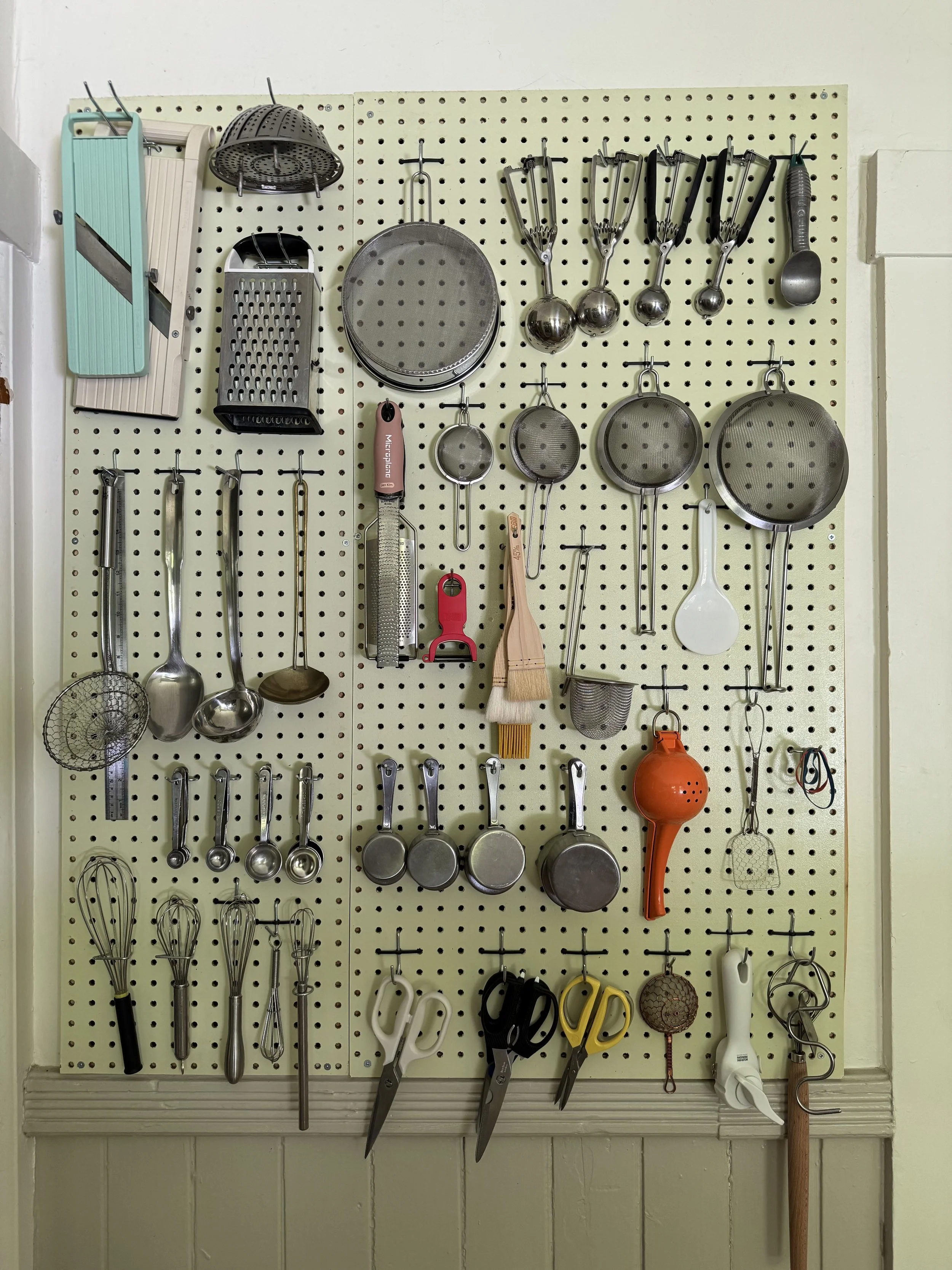 How I Built My Kitchen Pegboard