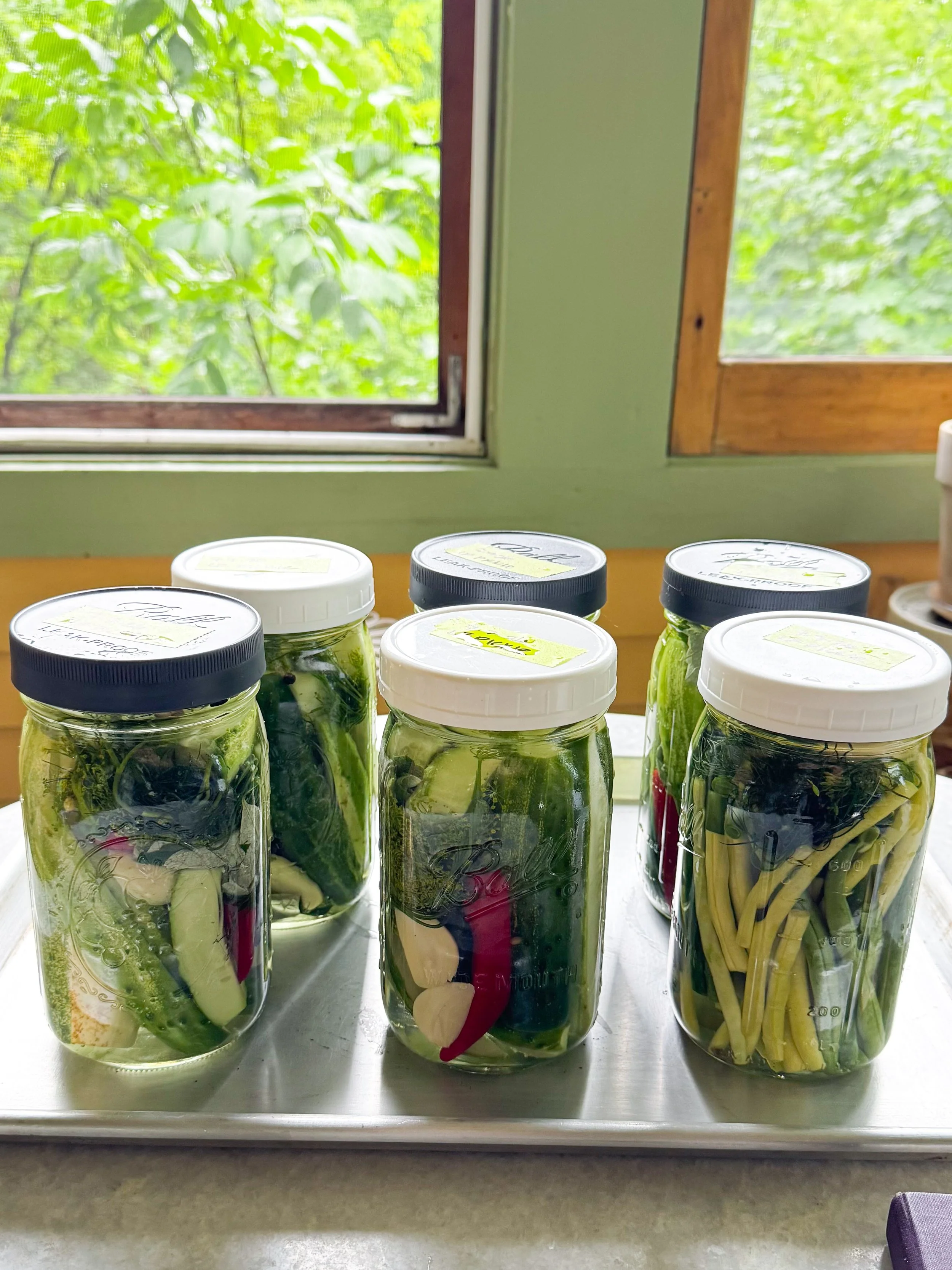 Lactofermented Cucumbers &amp; Other Vegetables
