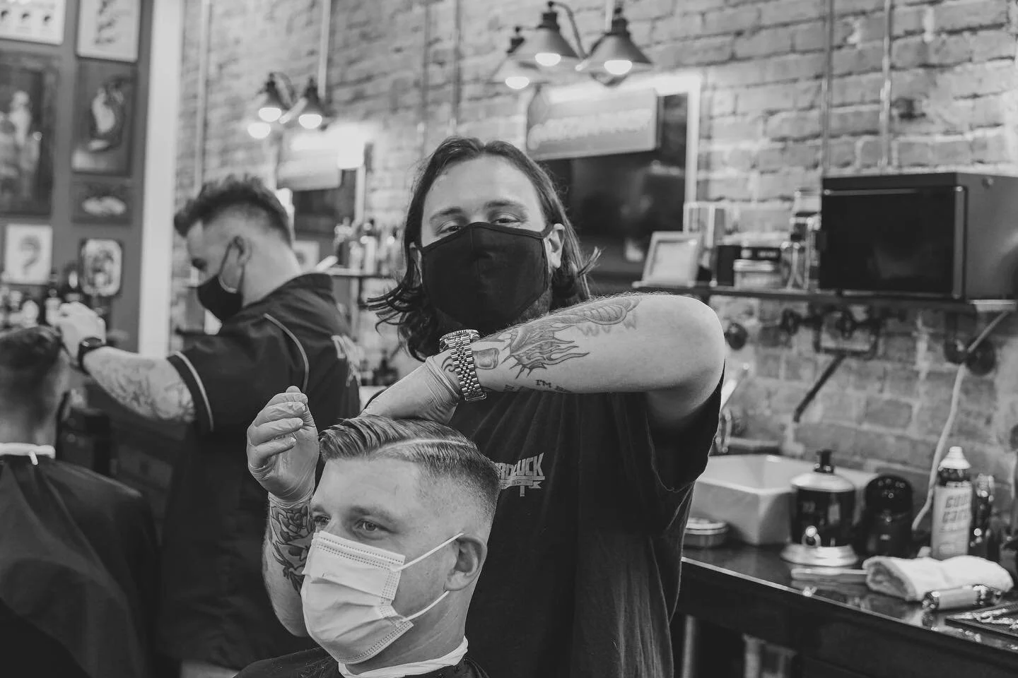 You may not be able to tell, but we promise that we&rsquo;re smiling under these masks.