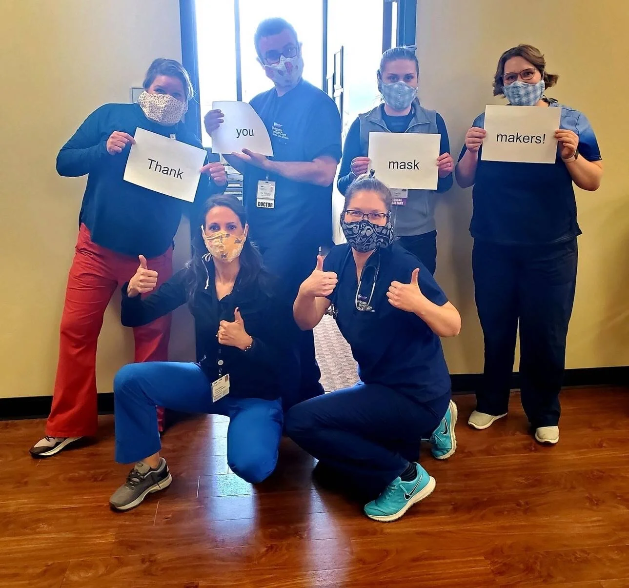 Volunteers sew 1,000 masks for Livingston Health Care!