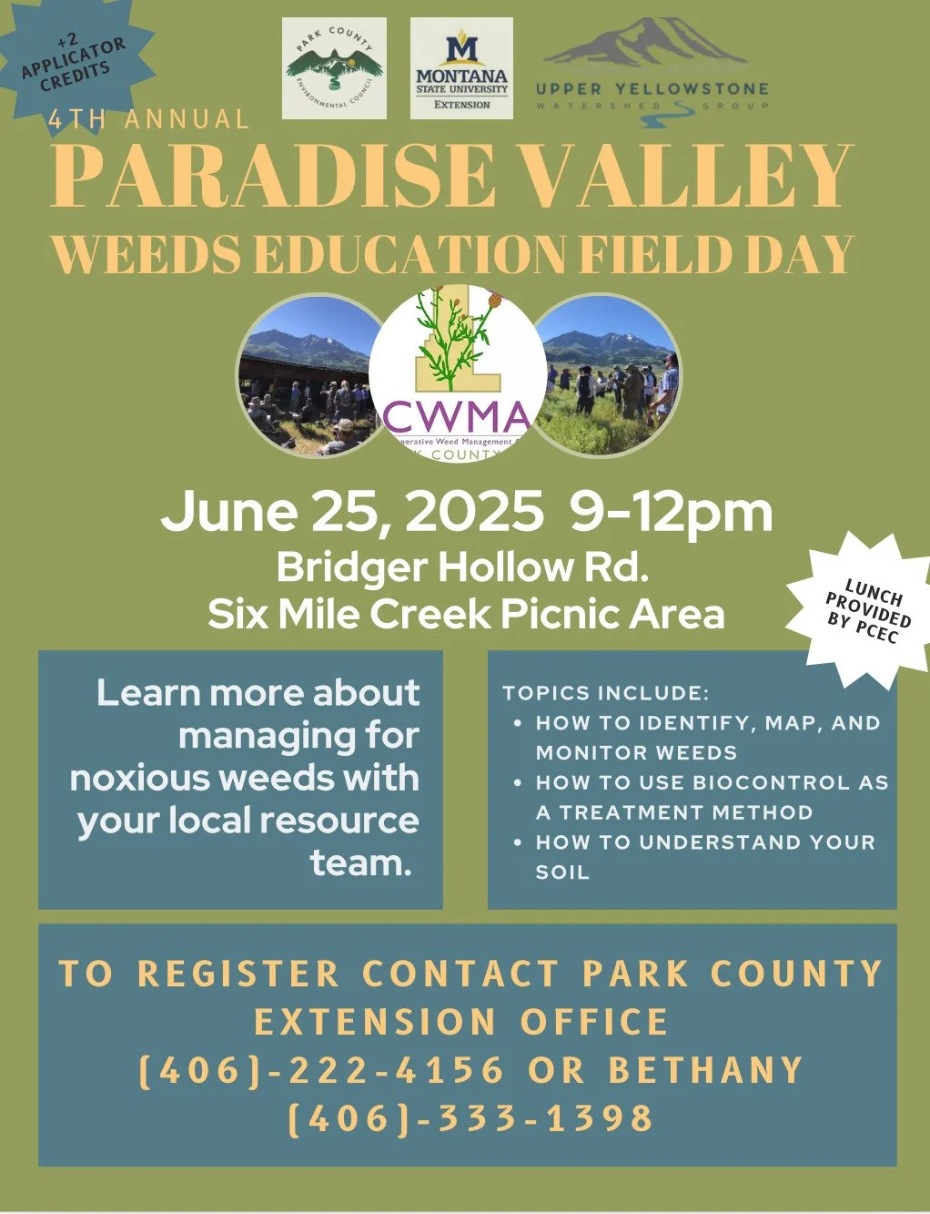 4th Annual Paradise Valley Weeds Education Field Day