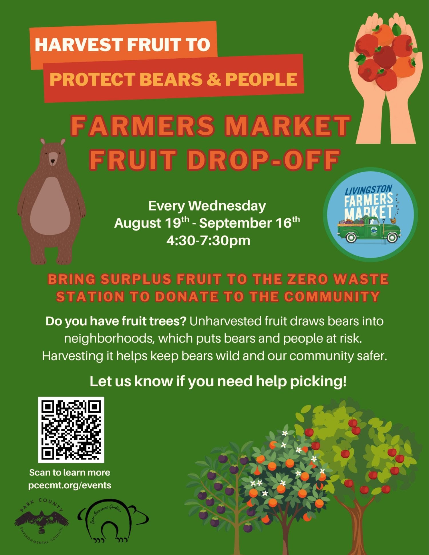 Community Fruit Tree Harvest: Farmers Market Fruit Drop-Off