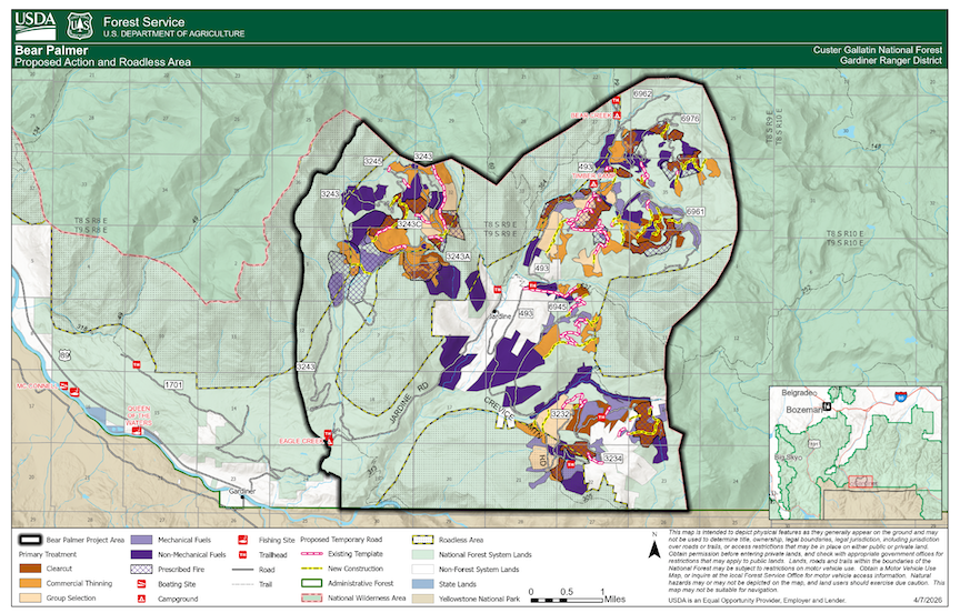Action Alert: Bear Palmer Forest Health (Logging) Project