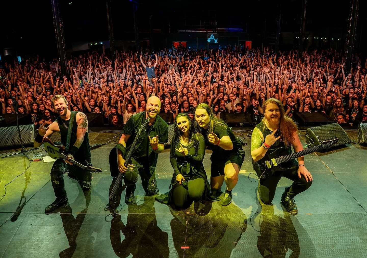 Had a killer time at @pirate.metal.party last night! Was so great to see and share the stage with our good friends in @tyr_official, @visionsofatlantis and @windroseofficial 😊 Thanks so much to everyone that came out and made the night such a blast 